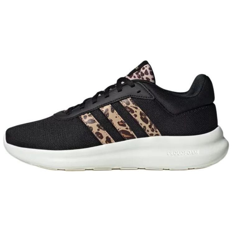Adidas Lite Racer 4.0 Komfortable Allsidige Sklisikre Slitesterke Lavsko Fritidssko Løpesko Dame Sneakers Svart Hvit IH5273 cm