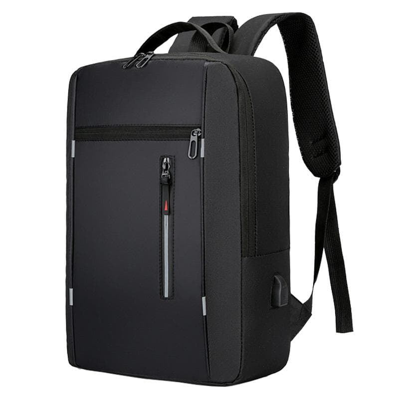 Vanntett Business ryggsekk menn USB skole ryggsekker 15,6 tommer bærbar ryggsekk Stor kapasitet Bagpacks for menn ryggsekk poser Rød
