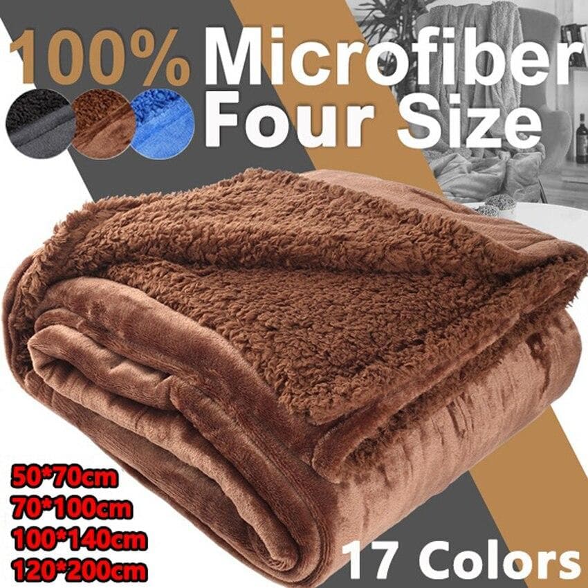17 farger pleddteppe Supermykt fleeceteppe Koselig flanell fløyel mikrofiberteppe til sovesofa Super varmt behagelig pledd lett Rosa