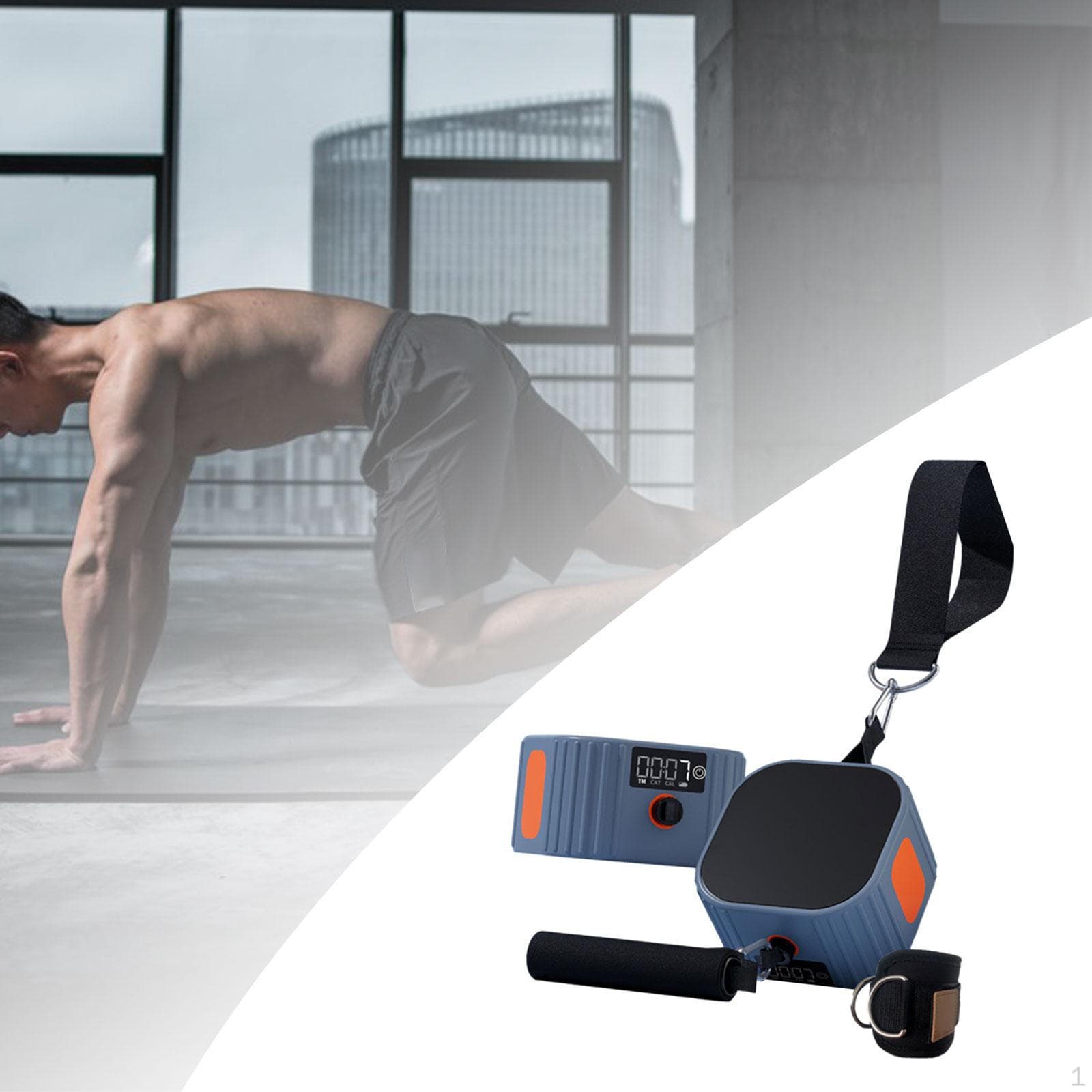 Gym Treningsutstyr Motstandsmaskin Smart bærbar elektrisk styrketrening Oransje