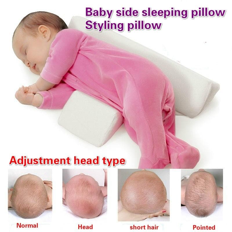NY Babypute Baby Side Sovepute Styling Pute Midjepute Anti-spytt (vaskbar) himmelblå farge