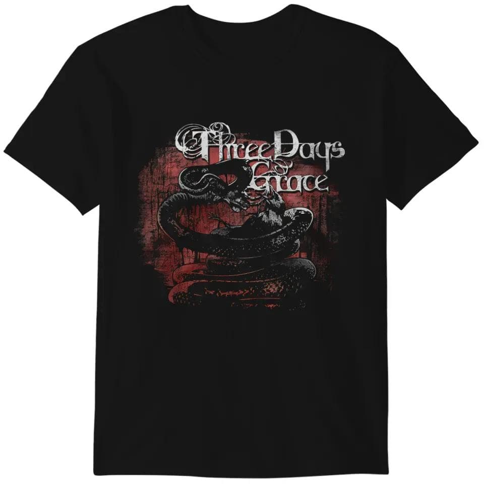 Three Days Grace T-skjorte - Metal Band Skjorte - Never Too Late Klassisk T-skjorte cm