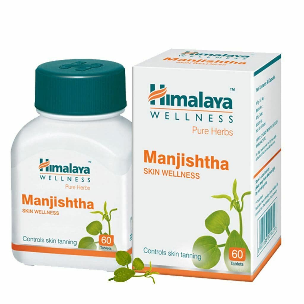 Himalaya Wellness Pure Herbs Manjishtha Hudvelvære 60 Tablett