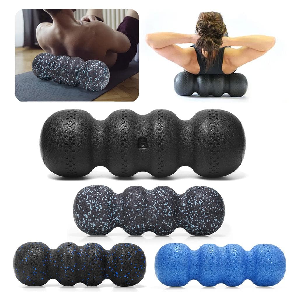 Yoga Foam Roller Bølget form massasjerulle Slapp av stramme muskler Deep Tissue Roller Myofascial frigjøring for trening Fitness