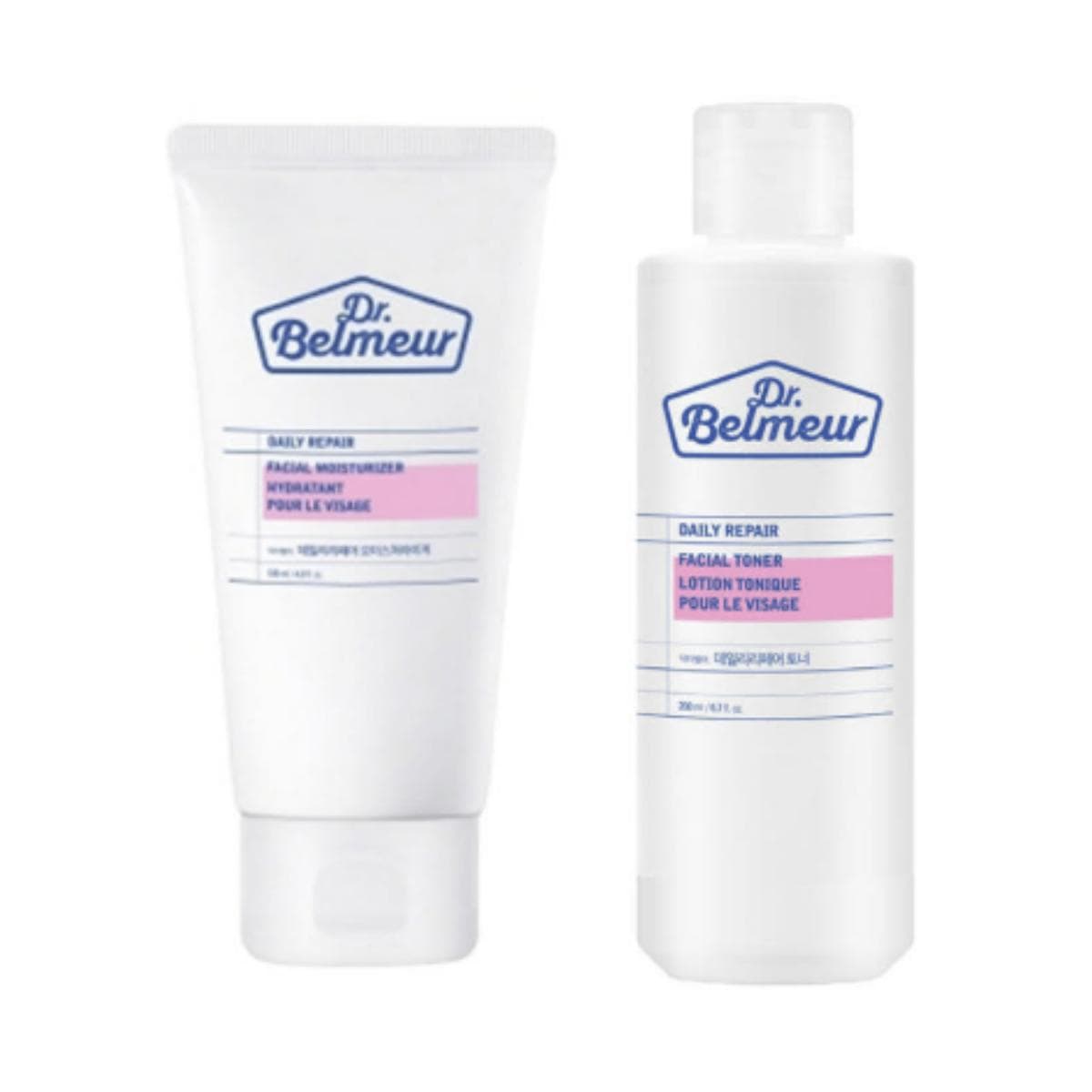 [TheFaceShop] Dr. Belmeur Daglig Reparerendes Sett: Fuktighetskrem 120 ml + Ansiktsvann 200 ml