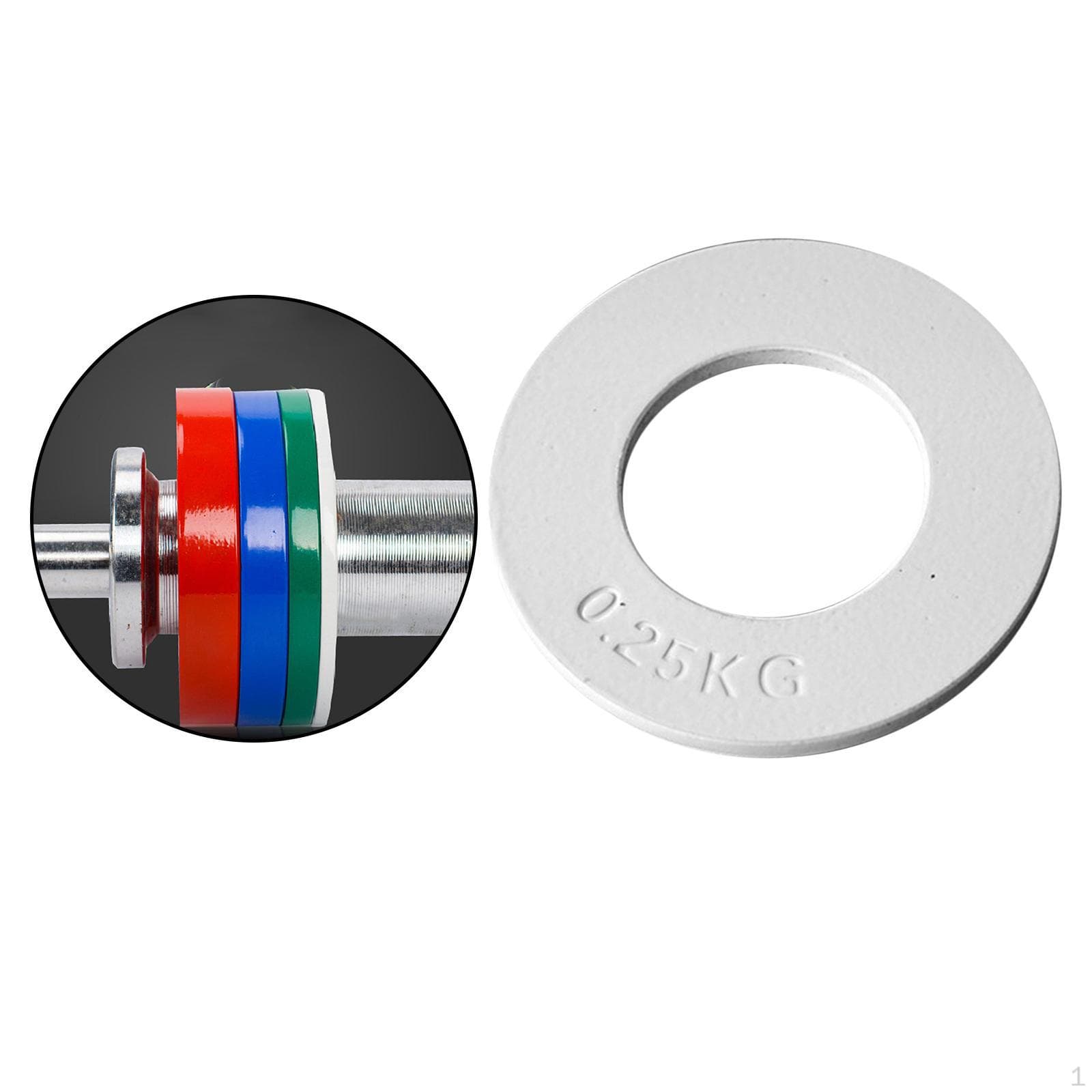 Fraksjonert 0,25/0,5/0,75/1 kg Mikro vekttreningsplate