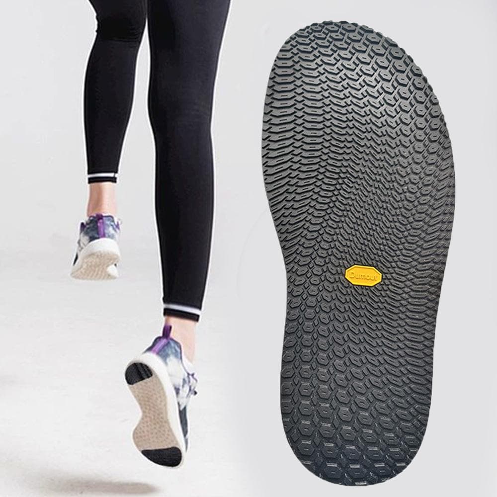 1 Par Gummi Skosåler Yttersåler Innersåler Sklisikre Fotputer Full Sålebeskytter Sneakers Reparasjon Arbeidssko Klistremerke DIY Pad Svart