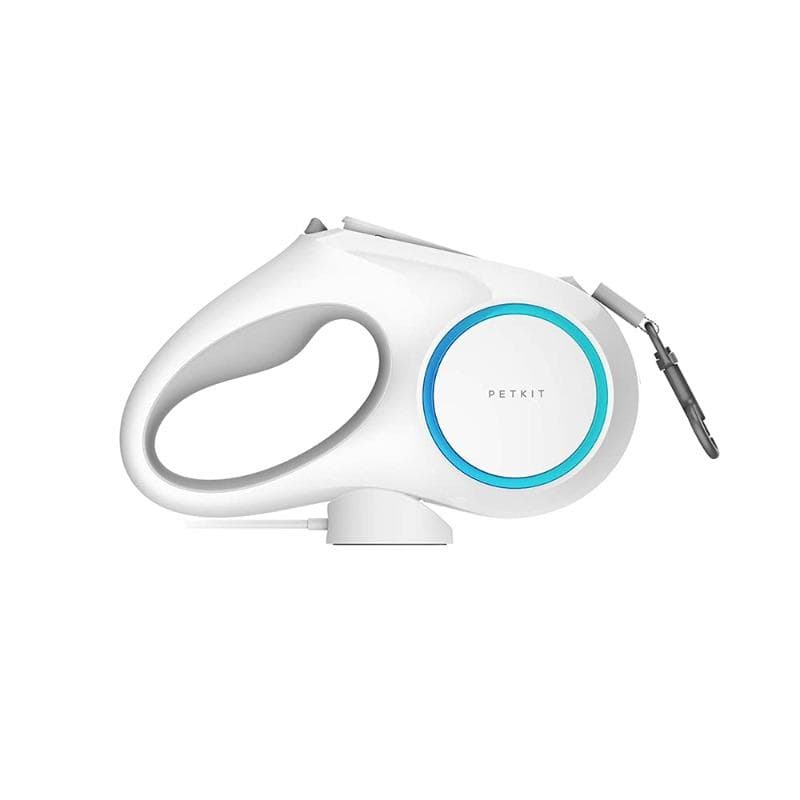 Petkit Uttrekkbar LED 3m Hundebånd for Små Hunder opp til 30 kg USB Oppladbar Énknapps Bremsebånd med Komfortabelt Grep
