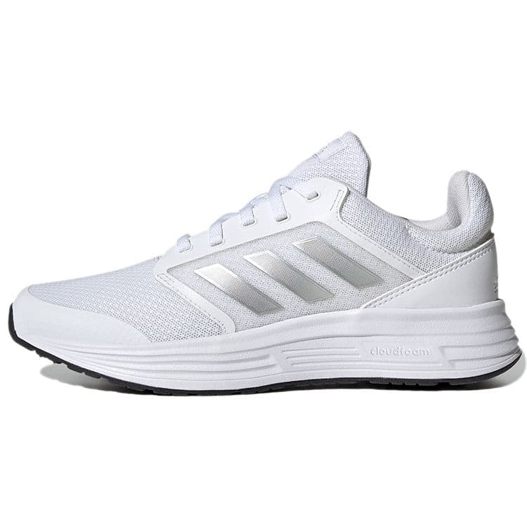 Adidas Galaxy 5 Cloud White Matt Sølv Dame Sneakers Skyhvit Matt-Sølv Karbon G55778 cm