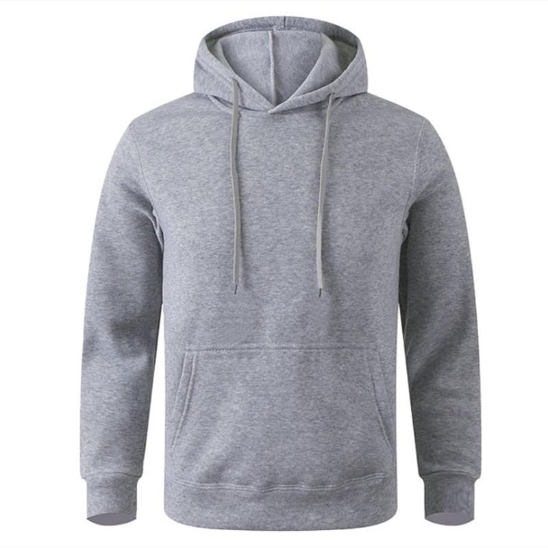 Uformelle hettegensere for menn Fleece Hip Hop solid genser genser menn Sportsklær Klær genser herreklær cm Hvit