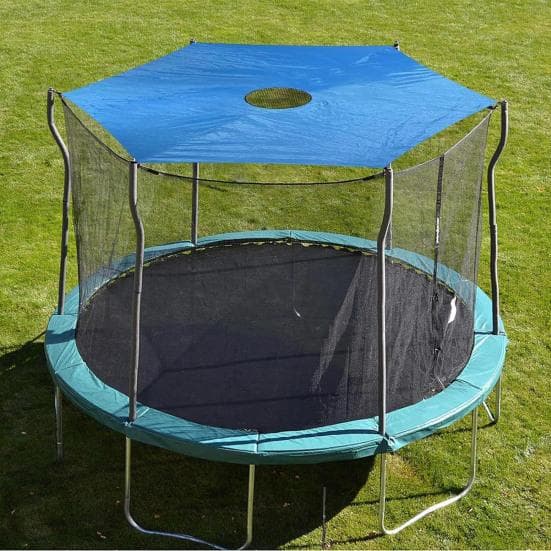 6/8/10/12/14-fots trampoline solskjermtrekk UV-bestandig vanntett Oxford klut Universal trampoline baldakin Solbeskyttelse Regntett telttrekk