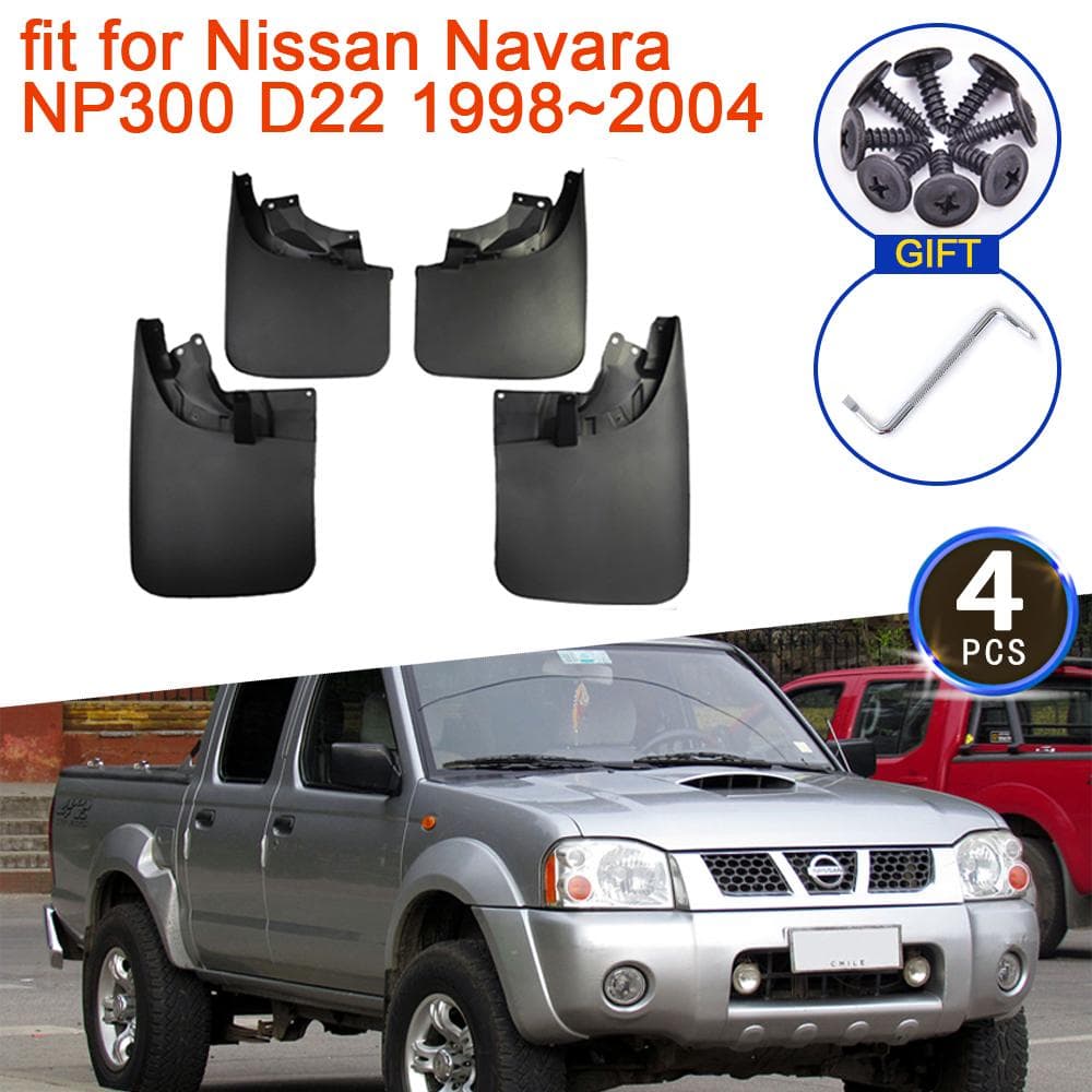 Skjermer for Nissan Navara NP300 PickUp D22 1998~2004 1997 2005 2003 2002 Skjermer foran Hjulskjerm Skvettlapp Biltilbehør 2000