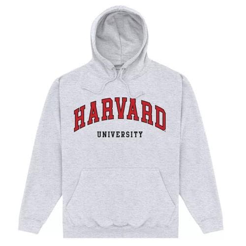 Harvard University Unisex hettegenser for voksne cm Grå
