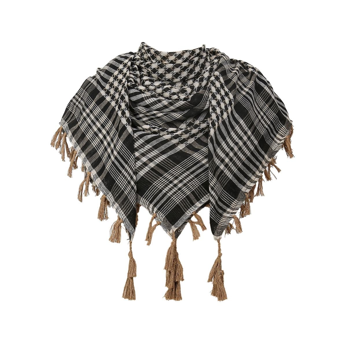 Ny Militær Taktisk Ørken Hijab Skjerf Muslimsk Hodeskjerf Islam Arabisk Keffiyeh Hode Hals Skjerf Sjal for Menn og Kvinner 120cm