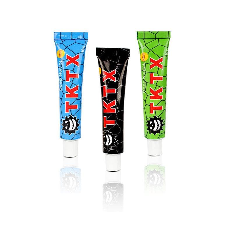 TKTX Tattoo Numbs Kremgelé 10g*3STK Flerfarget 55% flerfarget