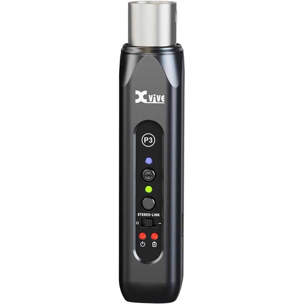Xvive P3 XLR Bluetooth-mottaker – Trådløs adapter for høyttalere, miksere og DJ-utstyr.