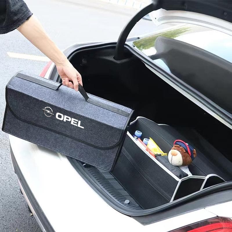Bilbag i bagasjerommet Sammenleggbar Ryddeboks Oppbevaringsbokser For Opel Astra Grandland Corsa Mokka Frontera Insignia Zafira Vivaro