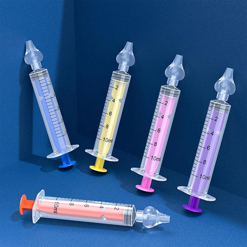1 stk 10 ml babysprøyte silikon neseaspirator nese rengjøringsverktøy gjennomsiktig