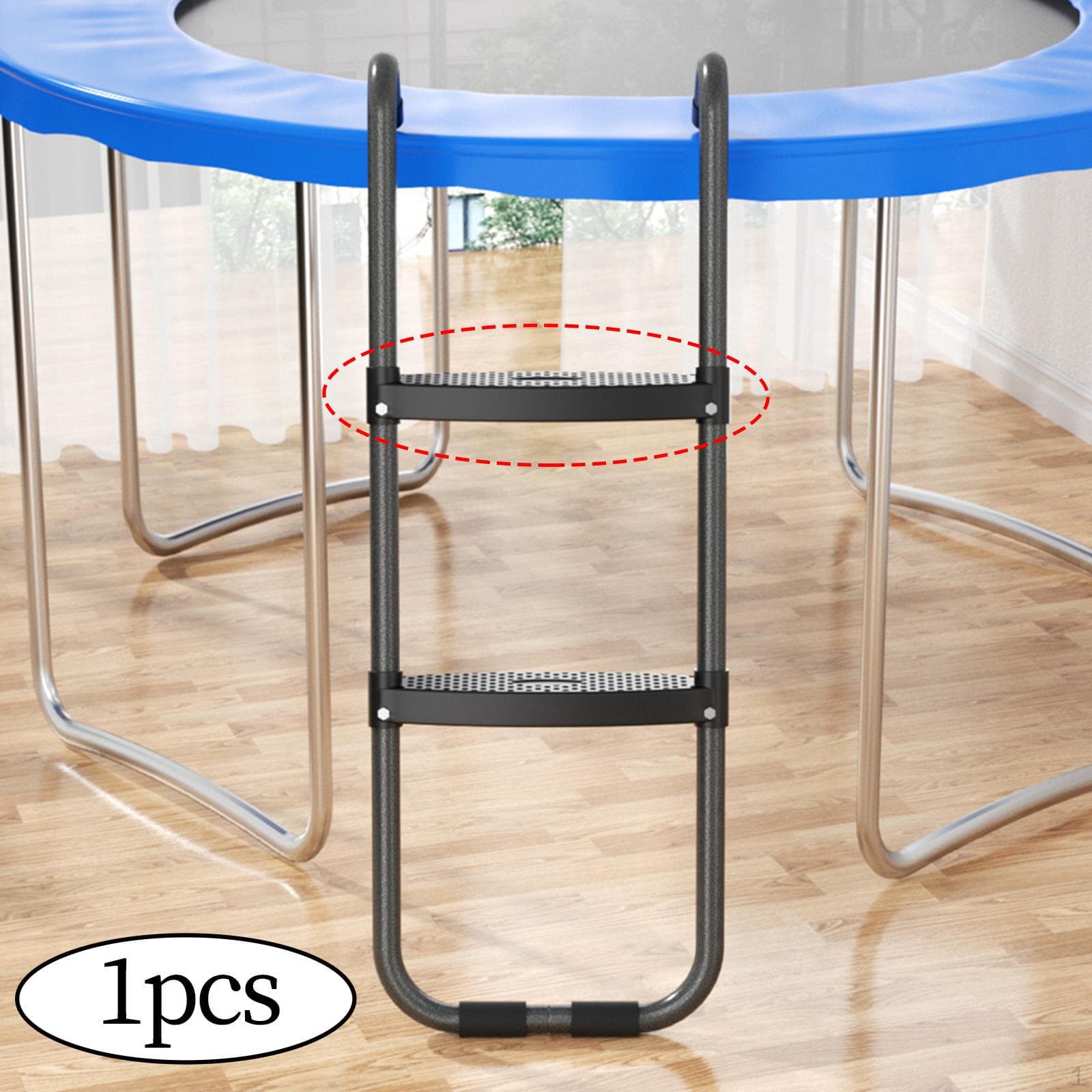 Trampolinstigepedaler Kraftig Robust Enkel montering Klatredeler Hopping