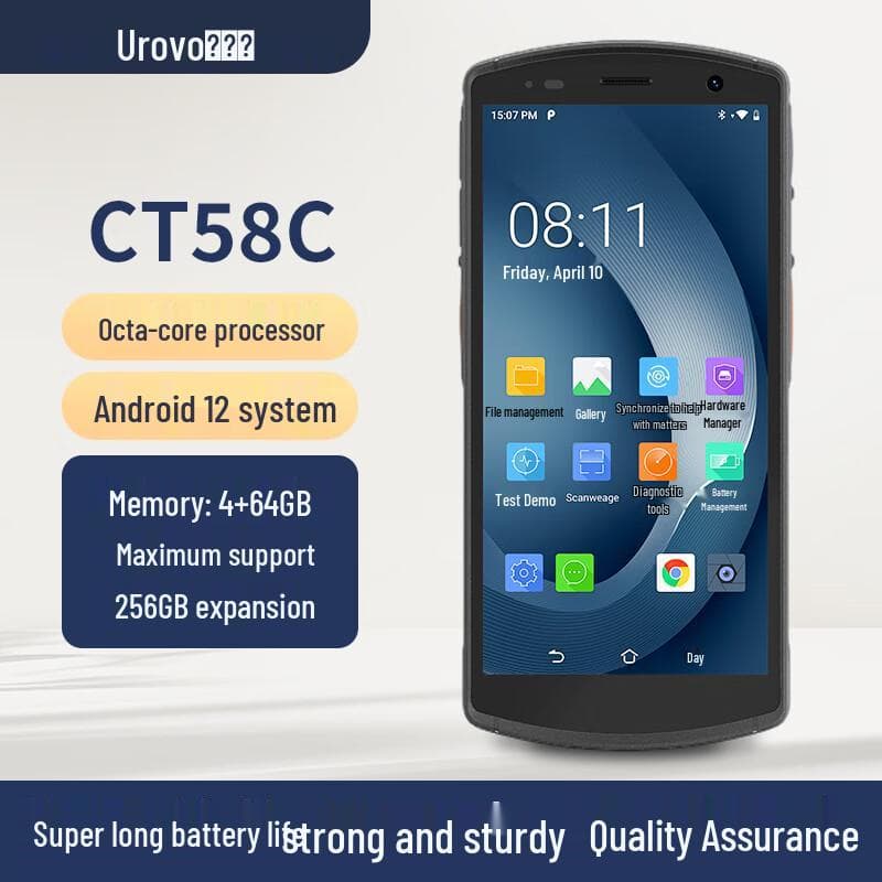 Unitech CT58C Trådløs Android PDA-terminal