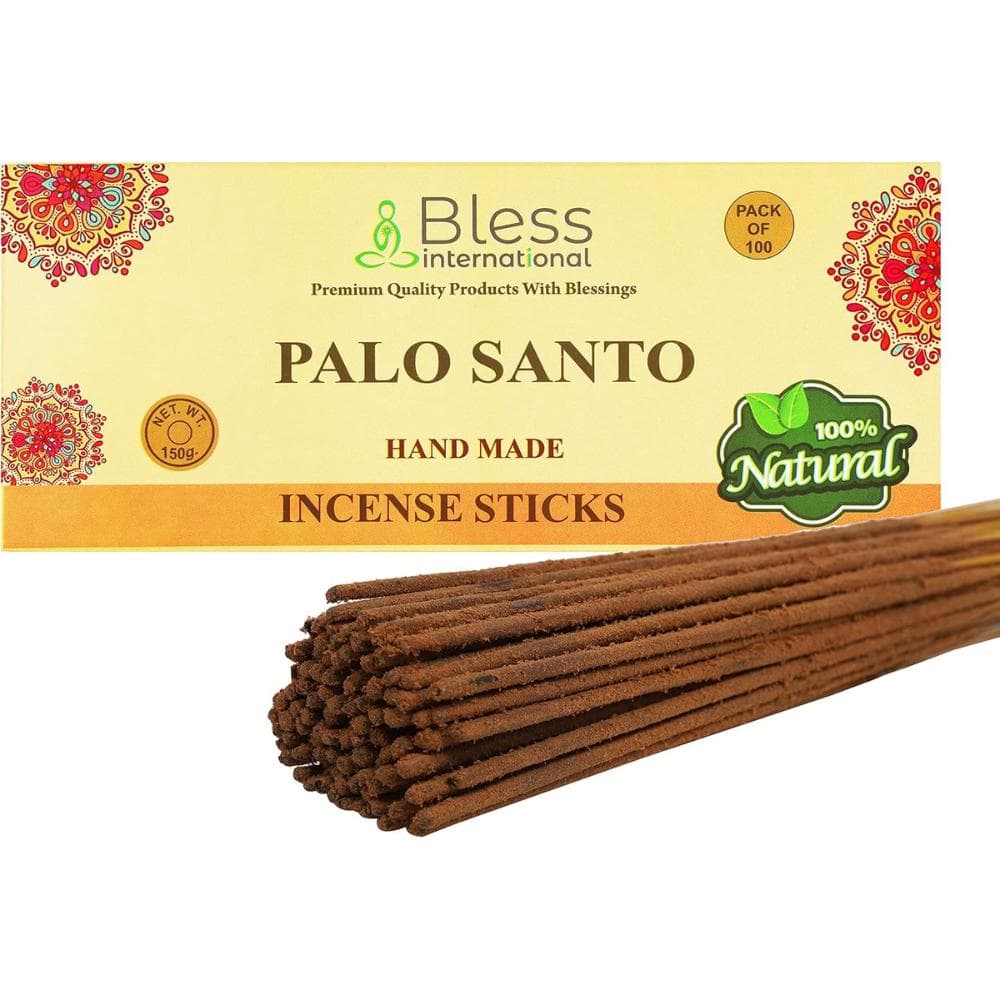 Bless-Palo-Santo 100%-Naturlig-Håndlaget-Hånddyppet-Røkelse-Pinner Organisk-Kjemikalier-Fri for-rensing-Avslapning-Positivitet