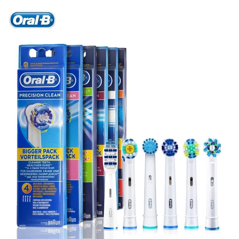 Ekte Oral B tannbørstehode Precision Clean Utskiftbare børstehoder for Oral B Rotasjonstype elektrisk tannbørste 6 Type HOT
