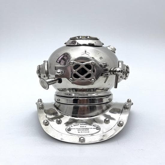 Liten Dykkerhjelm 15,24 cm Dykking Dykkere Hjelm US Navy Mark V Hjelm