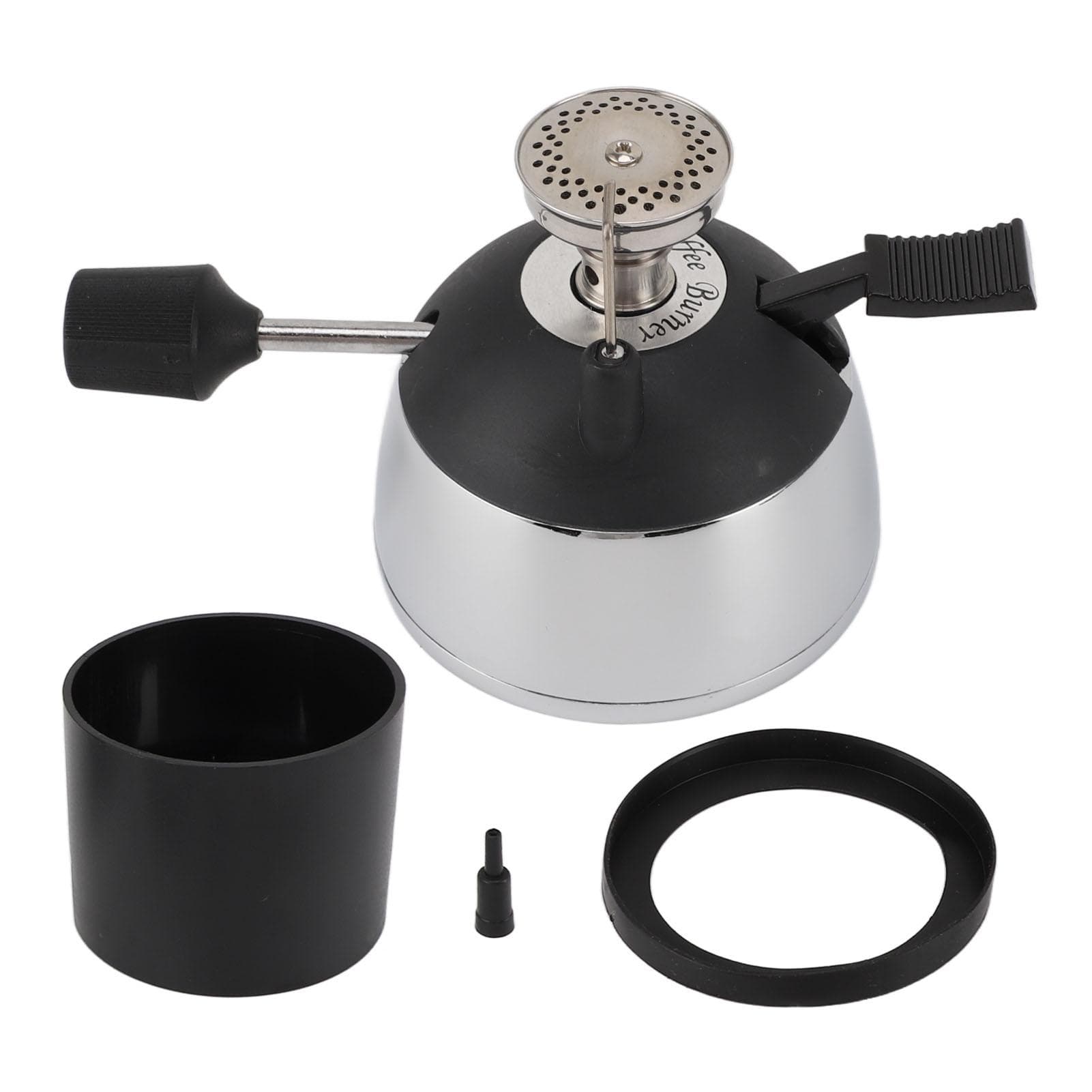 Mini Kaffebrenner Gasskomfyr Kaffev varmer Forhindre Velting Rustfritt Stål Kaffekanne Gass