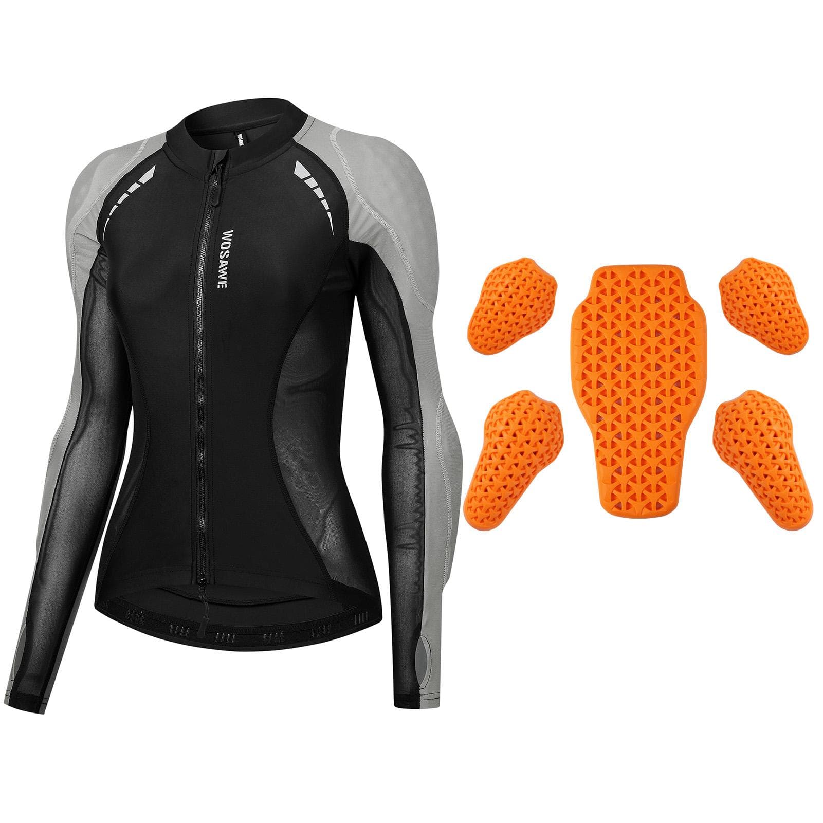 Kvinners motorsykkeljakke med rustning CE2-sertifisert beskyttelse High Visibility Mesh Ridejakke for grå farge