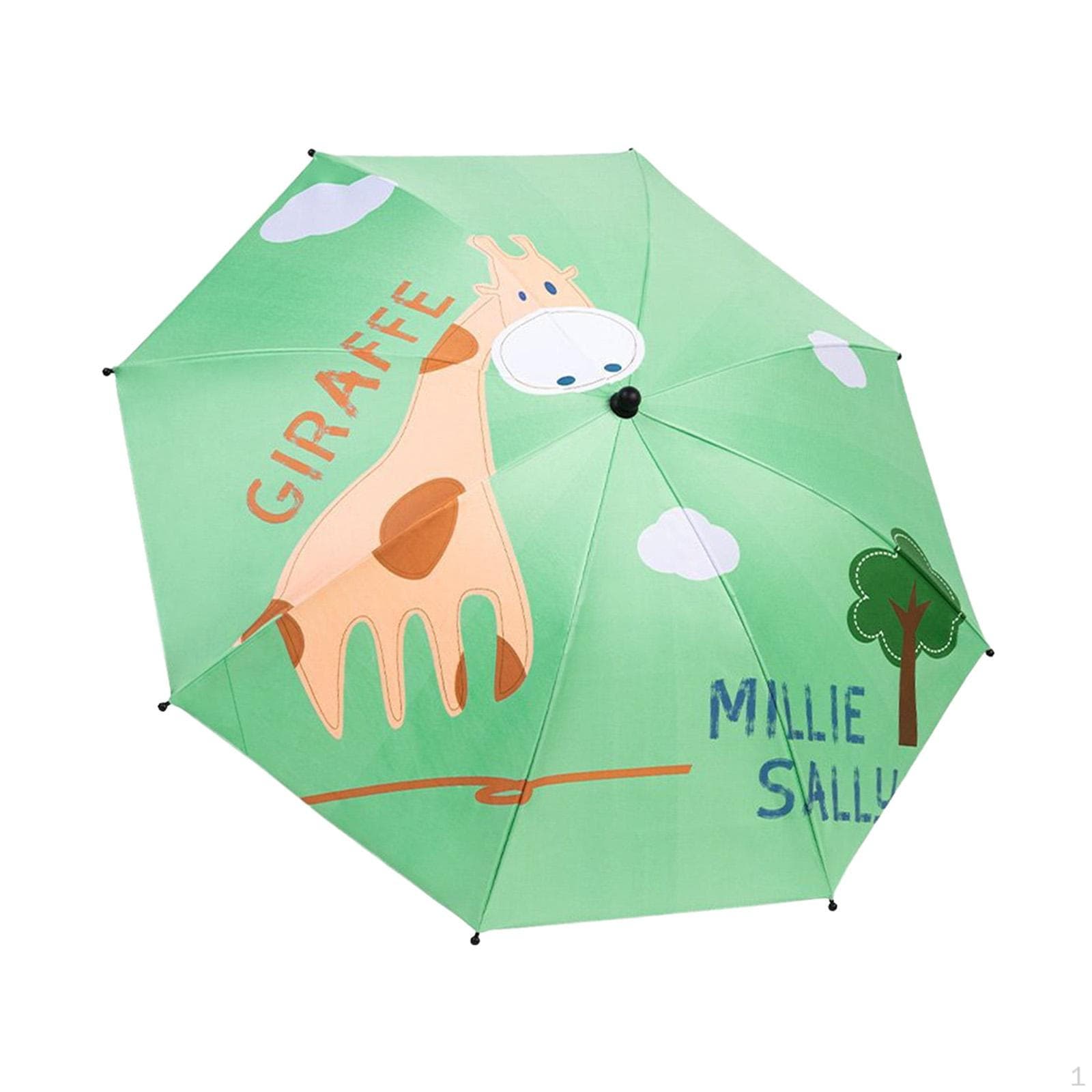 Babyvogn Paraply med Klemme Barnevogn Parasoll Baldakin Solbeskyttelse for cm