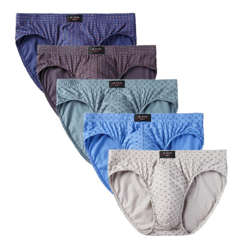 5 STK Herre Undertøy Bomull Truser Underdeler Mann Undies Komfortable Truser Stor størrelse L XL XXL 3XL 4XL 5XL 6XL 7XL cm