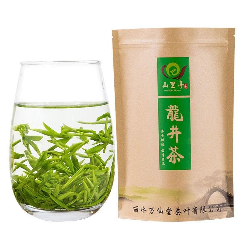 Dragon Well Grønn te Luzhou Type Løsblad Dragonwell med bønneduft 250g