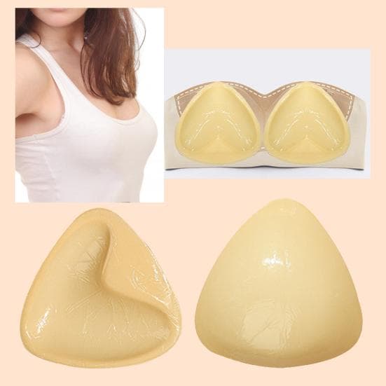 Dobbeltsidige klistreinnlegg for BH Gjenbrukbare push-up selvklebende BH-puter Usynlig løftende BH-innlegg for bikini, badedrakt, sport, stroppeløs