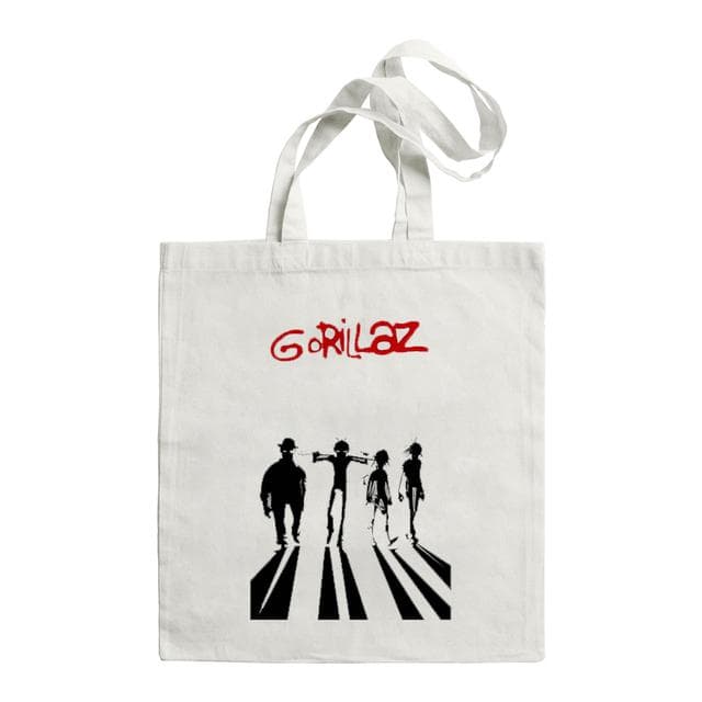 Kvinners Veske Shoppingveske Street Fighter Musikkband Gorillaz Design Skulderveske Canvas Tote Bag Stor Kapasitet College Harajuku Håndveske