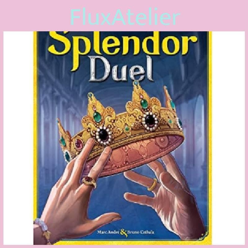 Splendor Duel Puslespillkortspill Med Plastspillekort For Familieunderholdning Og Barn Alder 10 Pluss