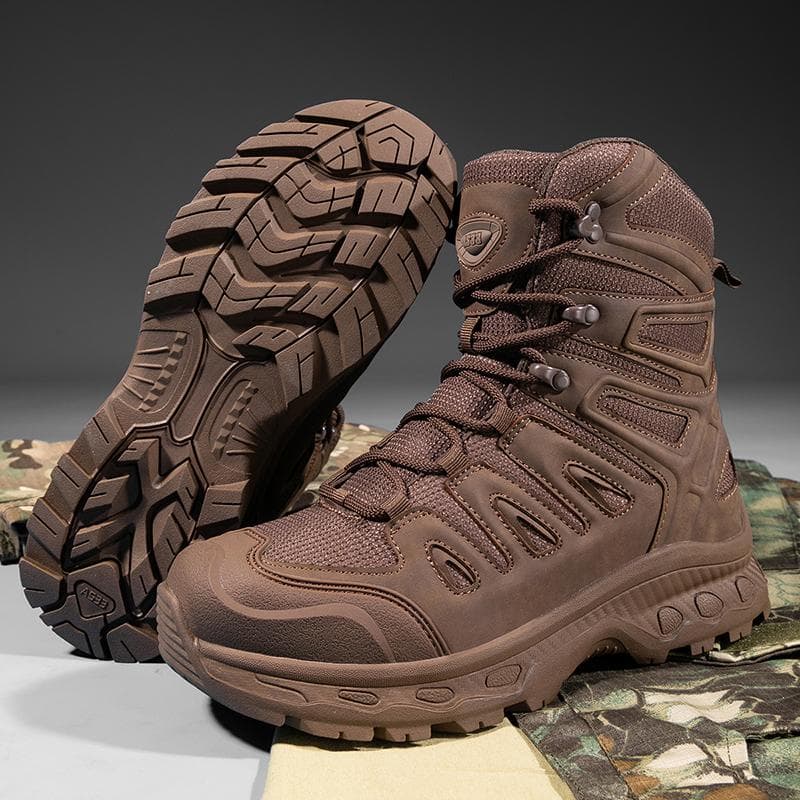 Terrengsko for menn Utendørsstøvler Trening Plus størrelse 39-47 cm khaki