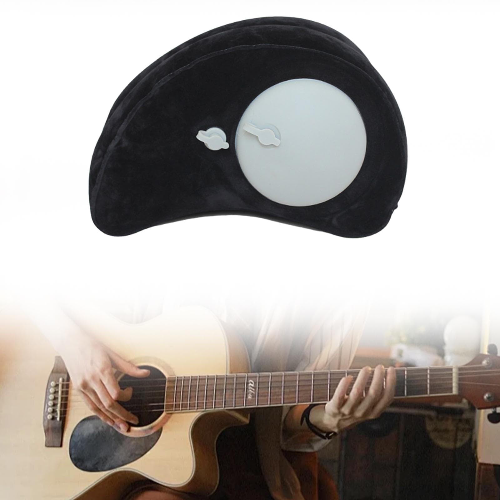Gitarpute Polstret Støtte Oppblåsbar Unik Opprettholde God Holdning Musikkinstrumenter