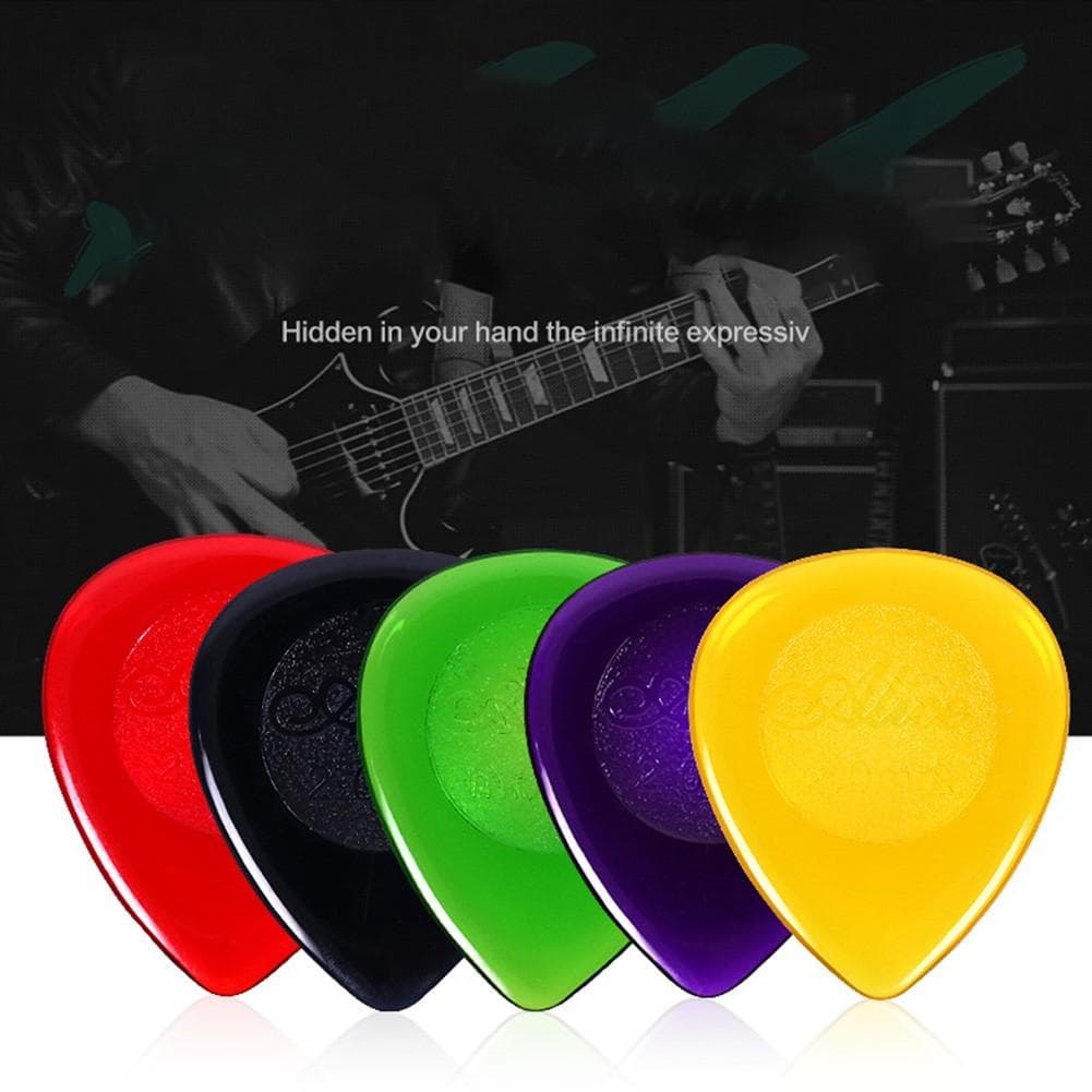 Stubby Guitar Picks Plectrums 1mm 2mm 3mm 6stk Kit