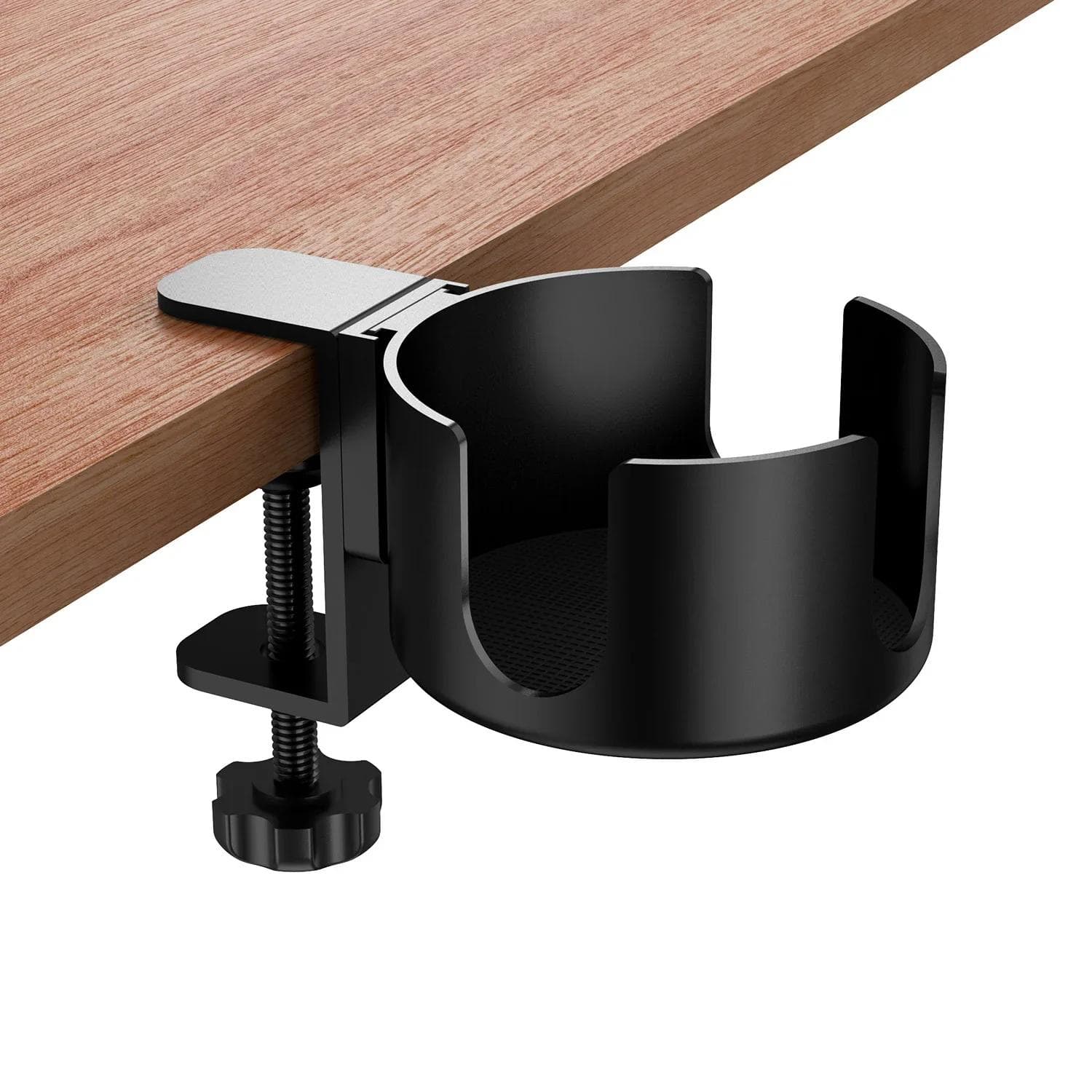 Bordkoppholder Universal Justerbar Klemmeholder For Kaffekopper Vannflasker Svart