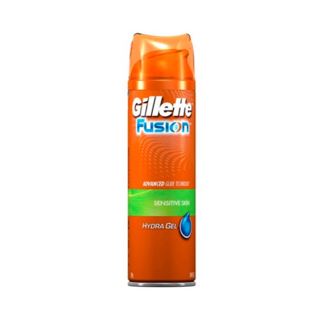 Gillette Fusion Hydra Sensitive Skin barberingsgel, 195 g, 1 enhet