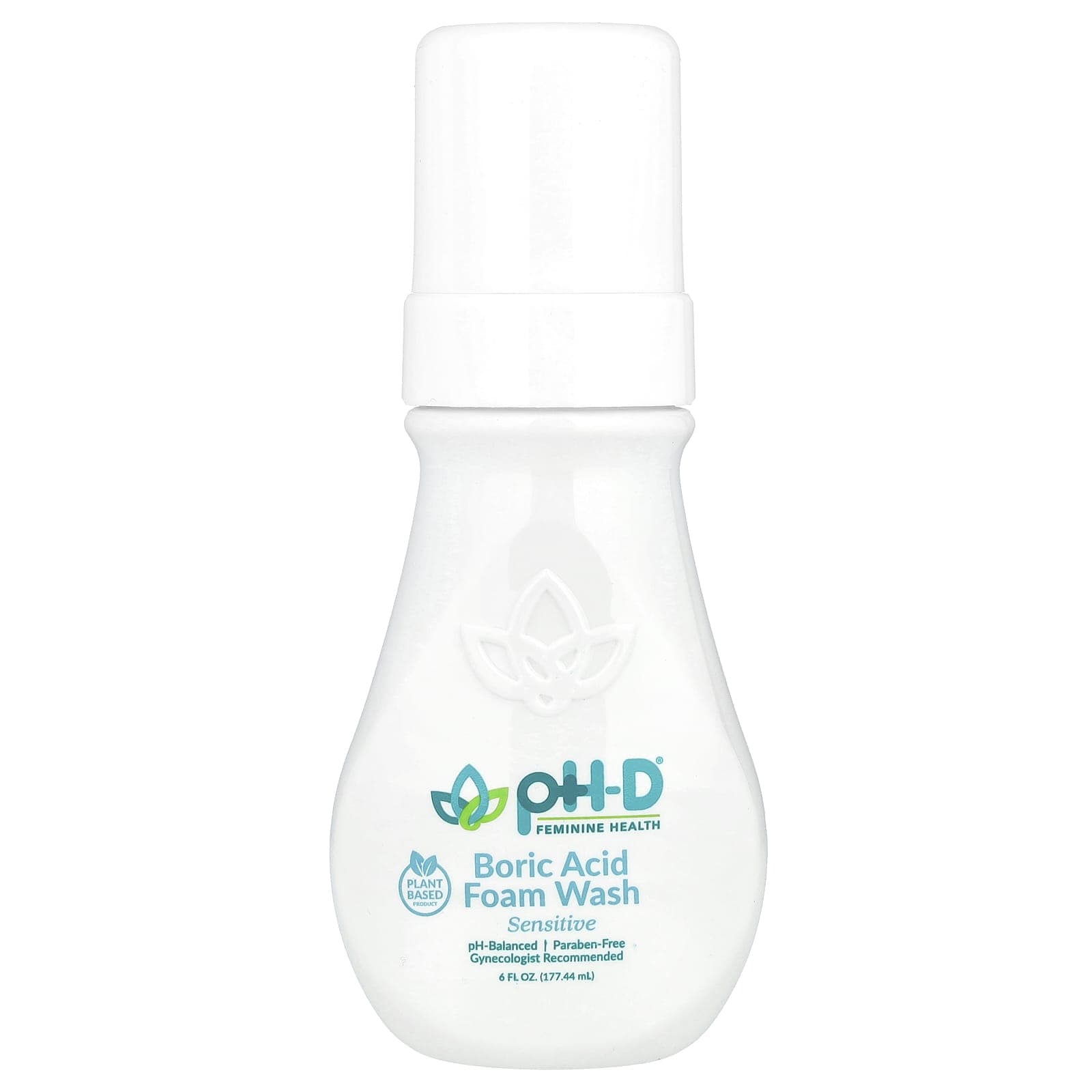 pH-D Feminin Helse, Boric Acid Foam Wash, Sensitive, 6 fl oz (177,44 ml)