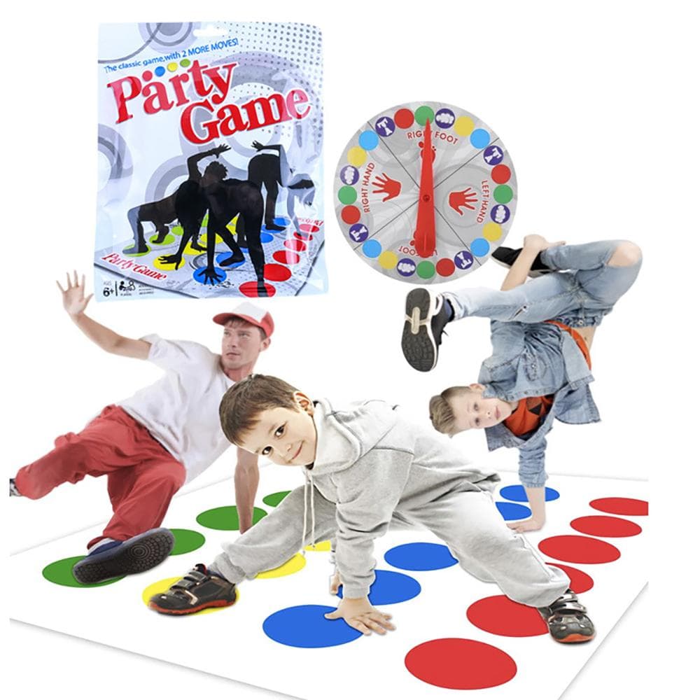 Familieselskap Multiplayer-spill Twister-spill Innendørs Utendørs Leker Spill Vri Kroppen For Barn Voksen Sport Interaktiv Hjelp