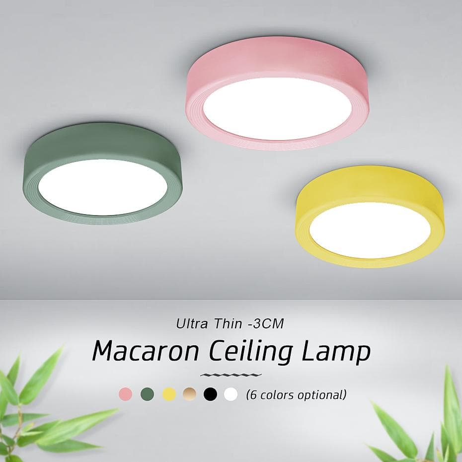 Moderne LED-taklamper 15W 10W 7W 5W runde taklamper Stue Soverom Naturlig lys Overflatemontert Panellysarmatur