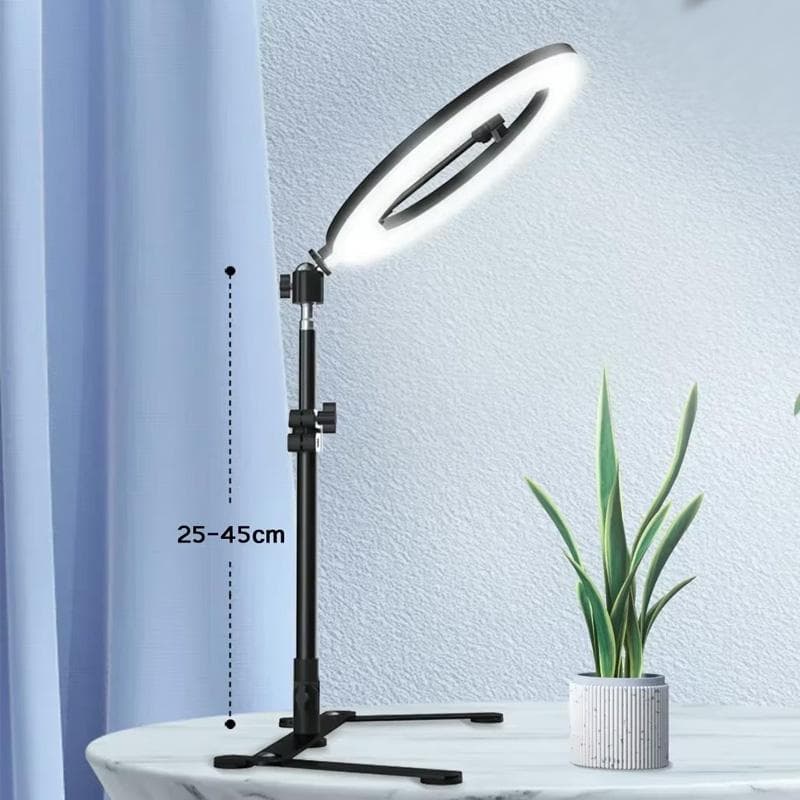 Universell Mobiltelefonholder For Live-sending Fotografering Lys Telefon Ringlys Stativ Stativ Foto Video LED Ringlys Lampe