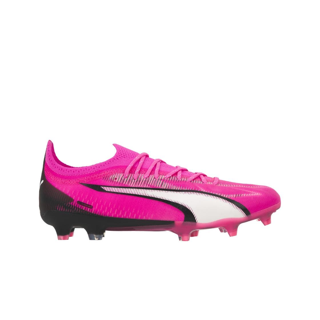 Puma Ultra Ultimate FG AG Phenomenal Pack Unisex Sneakers Hvit Svart Giftig-Rosa 107744-01 cm