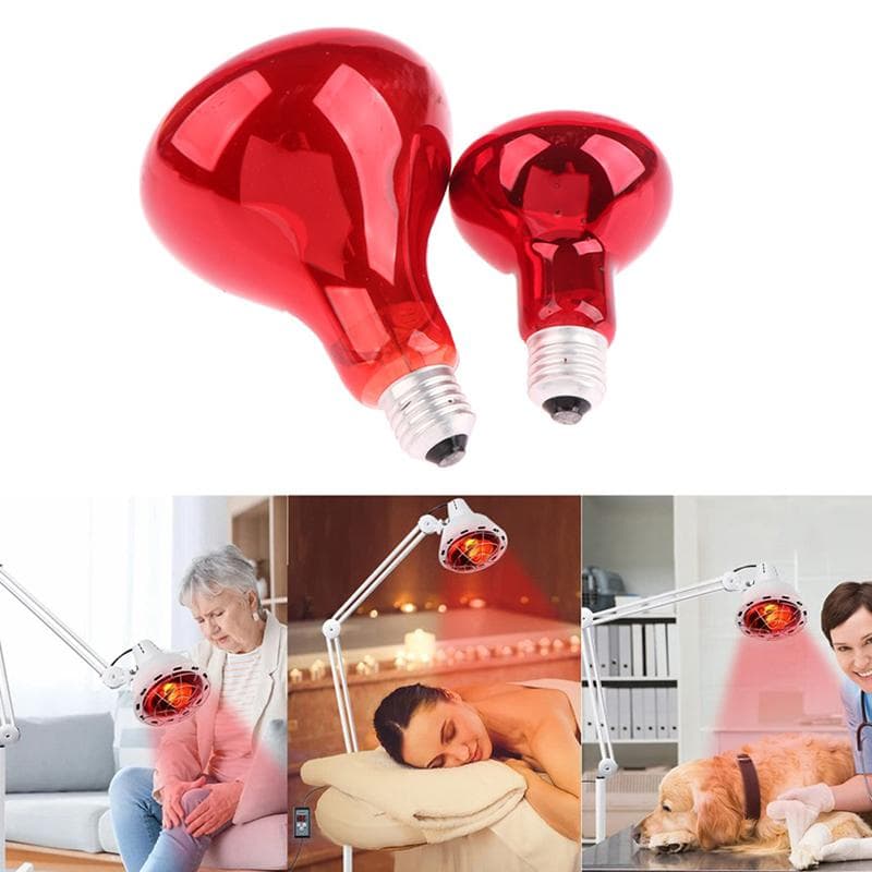 100W 150W Infrarød Fysioterapipære Rødt Lys Terapi Lampe For Smertelindring Kropp Nakke Leddgikt Muskelledd Avslapning