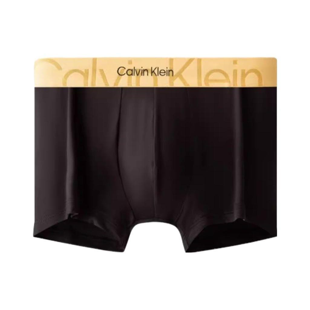 Calvin Klein Fargeblokk Bokstav Jacquard Anti-gnag Boxer Shorts Menn Undertøy Svart NB3316-UB1 cm