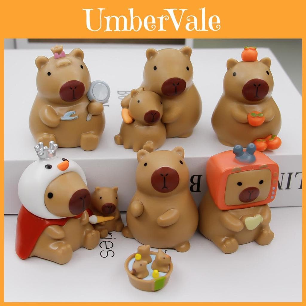 Kapybara Blind Box Samlefigurer PVC Leker For Animefans