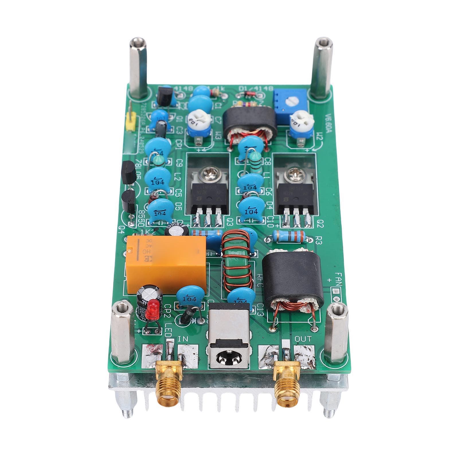 30W Kortbølge Effektforsterkerkort CW SSB 3 til 28MHz Høyfrekvent Lineær Effektforsterkermodul for Radiosystem