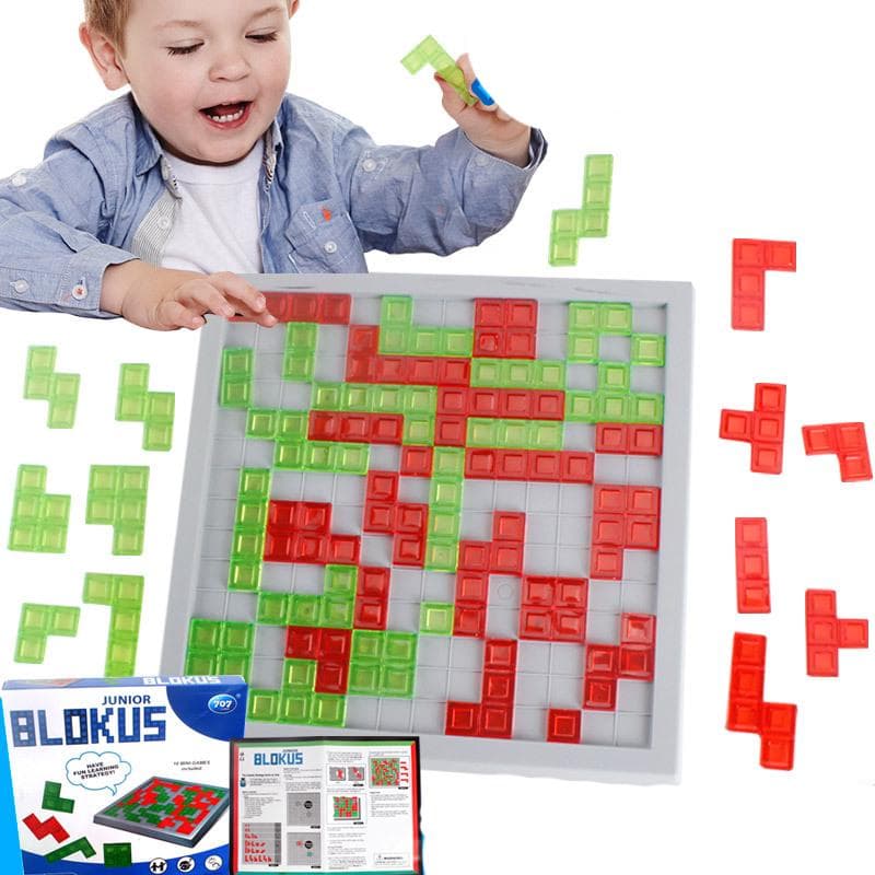 Familiespill Strategisk Brettspill Blokus Pedagogiske Leker Barn
